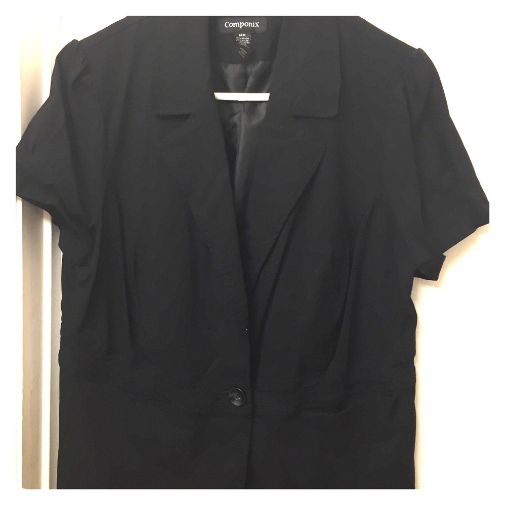 Black blazer size 14w
